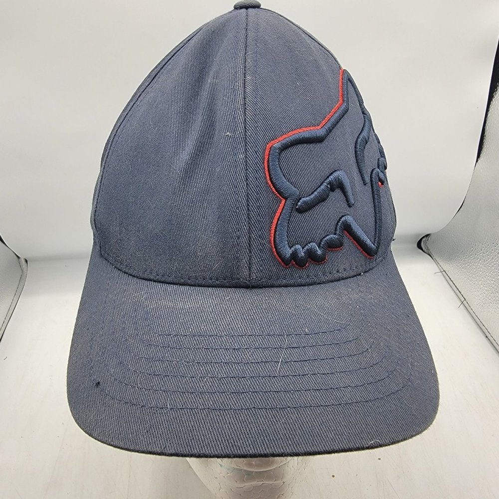 Fox Racing Adults Small Medium Gray Hat Cap Flexfit Comfort Casual Outdoors